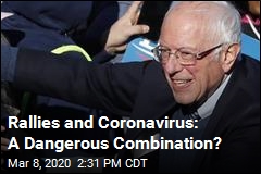 Sanders Talks About Risk of Coronavirus at Rallies