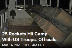 25 Rockets Hit Camp With US Troops: Officials