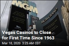 Vegas Casinos to Close for First Time Since 1963