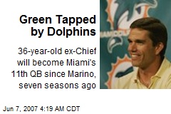 Green Tapped by Dolphins