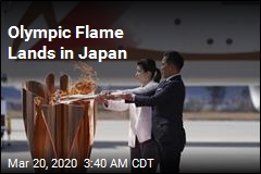 Olympic Flame Lands in Japan
