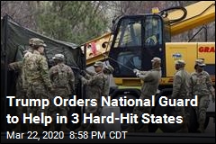 Trump Orders National Guard to Help in 3 Hard-Hit States