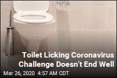Guy Who Participated in Toilet Licking Challenge Gets Virus
