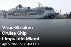 Another Virus-Stricken Cruise Ship Docks in Fla.