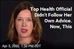 Top Health Official Busted for Not Following Her Own Advice