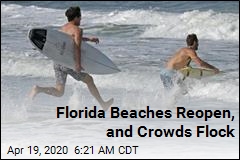 Crowds Flock as Florida Beaches Reopen