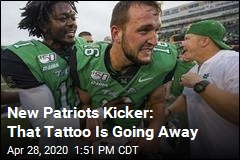 New Patriots Kicker Gets Emotional Discussing Tattoo
