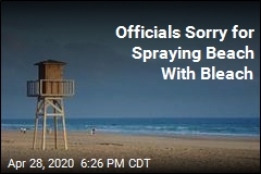 Officials Sorry for Spraying Beach With Bleach