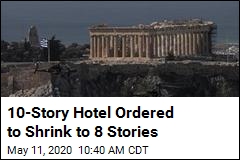 Hotel Near Acropolis Must Tear Down Top 2 Floors