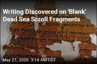 Text Found on &#39;Blank&#39; Dead Sea Scroll Fragments