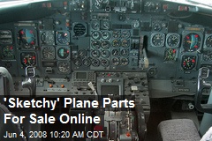 'Sketchy' Plane Parts For Sale Online