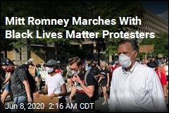 Mitt Romney Marches: &#39;Black Lives Matter&#39;