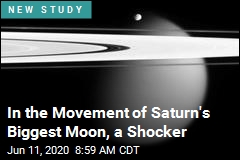 Saturn&#39;s Giant Moon Is Rapidly Fleeing