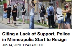Minneapolis Officers Turn In Badges, Citing Lack of Support