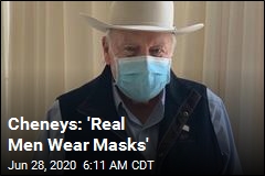 Liz Cheney Says &#39;Real Men Wear Masks&#39;