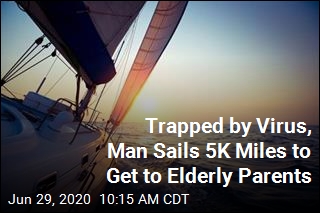 Son Sails 85 Days to Reach Elderly Parents in Pandemic