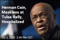 Virus Puts Herman Cain in Hospital