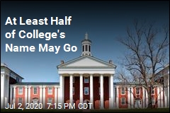 At Least Half of College&#39;s Name May Go
