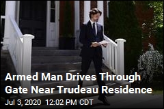 Armed Man Busts Through Gate Near Trudeau Residence