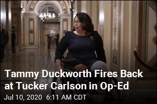 Tammy Duckworth Fires Back at Tucker Carlson in Op-Ed