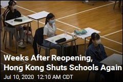 Hong Kong Shuts Schools Again After Rise in Cases