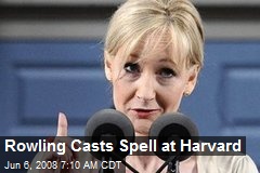 Rowling Casts Spell at Harvard
