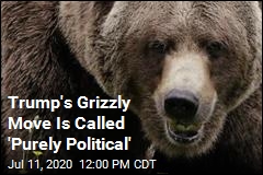 Trump&#39;s Grizzly Move Is Called &#39;Purely Political&#39;