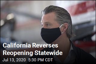 California Reverses Reopening Statewide