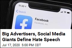 Big Advertisers, Social Media Giants Define Hate Speech
