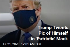 Trump Tweets Mask Pic, Calls Them &#39;Patriotic&#39;