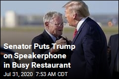 Senator Puts Trump on Speakerphone in Busy Restaurant