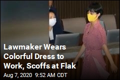 Lawmaker Wears Colorful Dress to Work, Scoffs at Flak