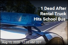 1 Dead After Rental Truck Rear-Ends School Bus