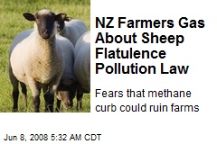 NZ Farmers Gas About Sheep Flatulence Pollution Law