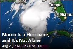 Marco Is Now a Hurricane
