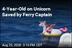 Ferry Saves Girl on Unicorn Swept Out to Sea