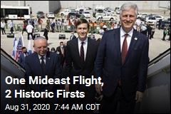 Kushner Aboard Historic Flight to New Israeli Ally