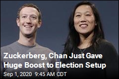 Zuckerberg, Chan Offer $300M in Election Funding