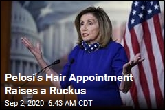 Pelosi Gets Hair Done at Shuttered Salon