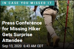 Elderly Hiker Missing for Days Shows Up at Press Conference
