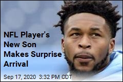 NFL Player&#39;s New Son Makes Surprise Arrival