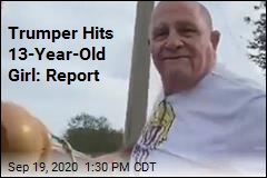 Trumper Hit Teen Girl With Flagpole: Report