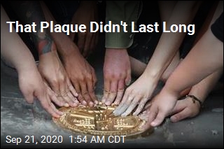 That Plaque Didn't Last Long