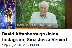 David Attenborough Joins Instagram, Smashes a Record