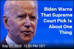 Biden to Dems: The GOP Sees &#39;Opportunity&#39; With Barrett Nomination