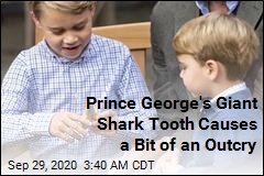 Prince George&#39;s Giant Shark Tooth Causes a Bit of a Controversy