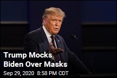 Trump Mocks Biden Over Masks