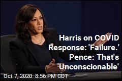 Harris on COVID Response: &#39;Failure.&#39; Pence: That&#39;s &#39;Unconscionable&#39;
