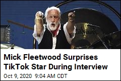 Mick Fleetwood Surprises TikTok Star During Interview