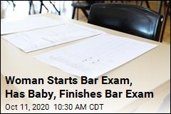 Woman Works Childbirth Into Taking Bar Exam